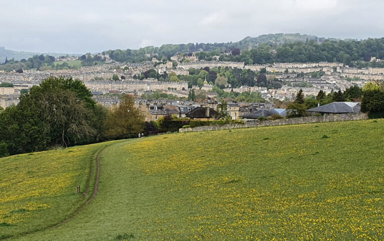 Walk: Bath - Prior Park Gardens - Skyline variant | Beautiful Bath